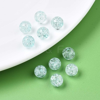 Transparent Crackle Acrylic Beads MACR-S373-66-N07-1