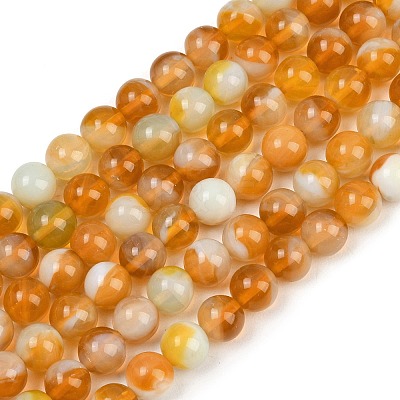 Handmade Lampwork Beads Strand LAMP-B056-10mm-03-1