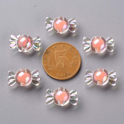 Transparent Acrylic Beads TACR-S152-03B-SS2109-1