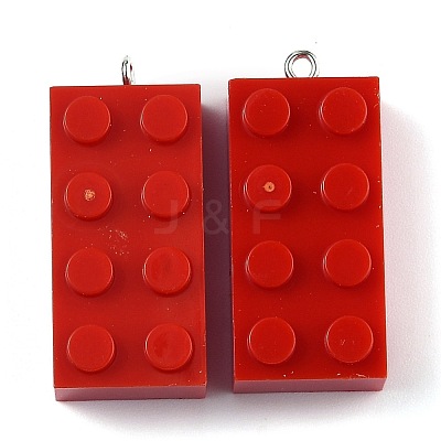 Opaque Acrylic Pendants MACR-B0001-02H-1