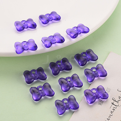Transparent Acrylic Pendants TACR-T024-02BA-936-1