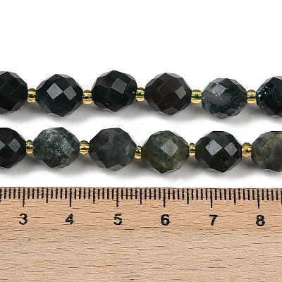 Natural Moss Agate Beads Strands G-N342-149I-26-1