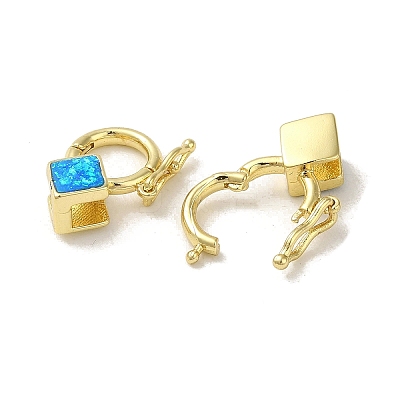 Rack Plating Brass Twister Clasps KK-P268-03E-G-1