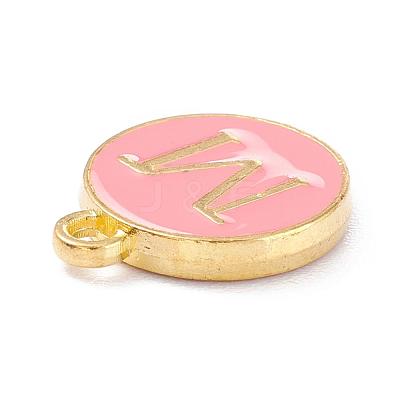 Golden Plated Alloy Enamel Charms ENAM-Q437-14M-1