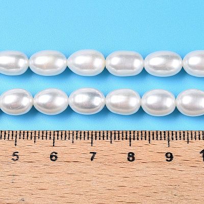 Natural Cultured Freshwater Pearl Beads Strands PEAR-N012-07U-1-1
