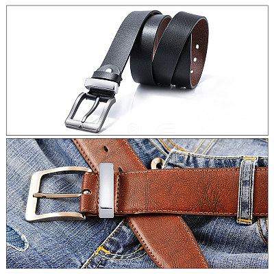 1 Set Alloy Belt Buckle Loop DIY-GF0005-80P-1