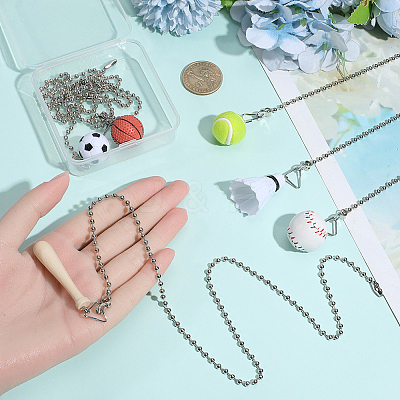 6Pcs 6 Styles PU Leather Charms Ceiling Fan Pull Chain Extenders HJEW-SP0001-76-1