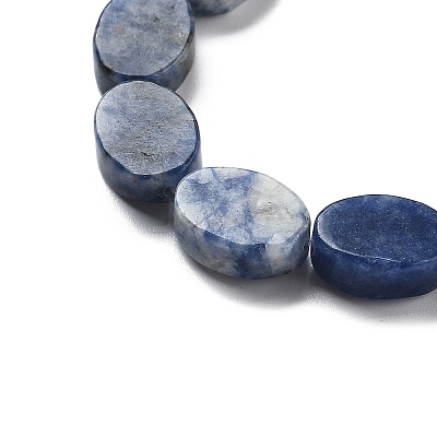 Natural Blue Spot Jasper Beads Strands G-P559-B26-01-1