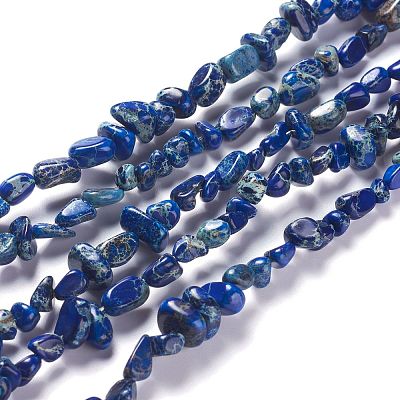 Natural Imperial Jasper Bead Strands X-G-P444-05G-1