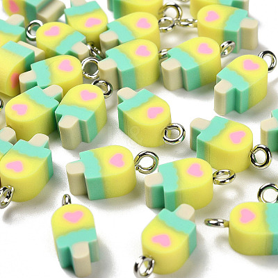 Handmade Polymer Clay Charms CLAY-H007-01C-1