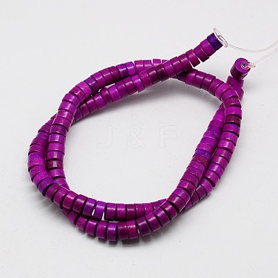 Synthetic Turquoise Beads Strands TURQ-G110-4x2mm-02-1