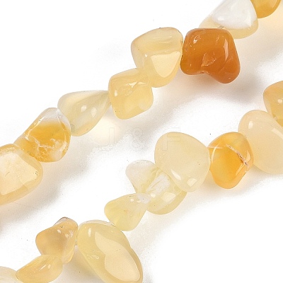 Natural Yellow Opal Nuggets Beads Strands G-B125-A04-01-1