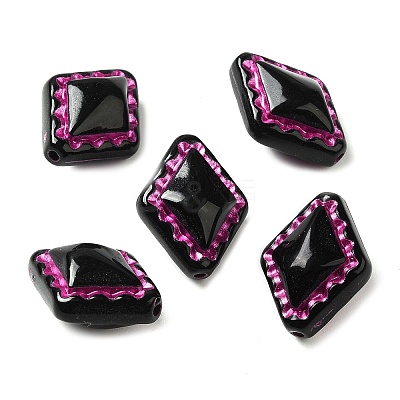 Opaque Acrylic Beads OACR-Z005-38-1