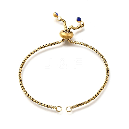 Adjustable 304 Stainless Steel Slider Bracelet/Bolo Bracelets Making LS-STAS-I153-03G-03-1