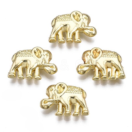 Rack Plating Alloy Beads PALLOY-T077-136LG-RS-1