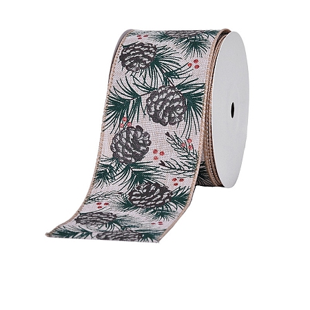 Christmas Theme Jute Ribbons OCOR-TAC0016-19B-1