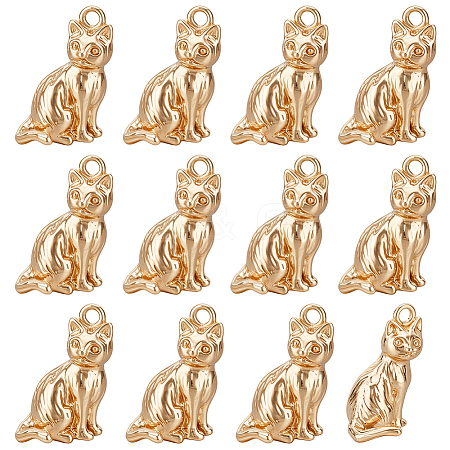 12Pcs Brass Pendants KK-BC0014-93-1