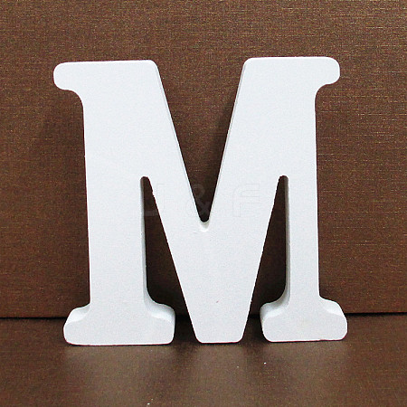 Letter Wooden Ornaments LETT-PW0002-61M-1