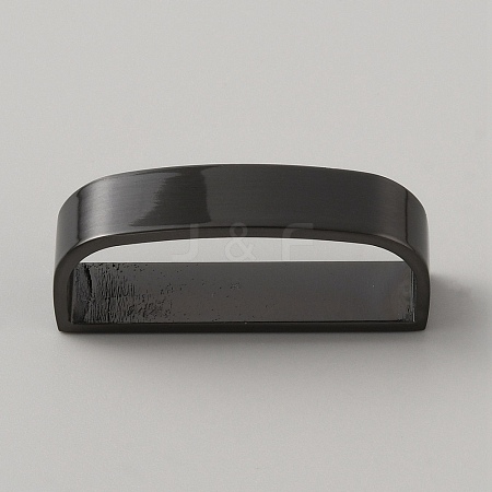 Zinc Alloy Loop Keepers PALLOY-WH0105-36B-1