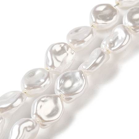 ABS Plastic Imitation Pearl Beads Strands LS-KY-F021-02-1-1