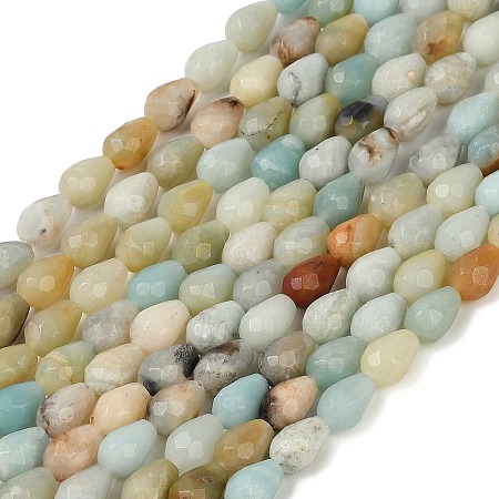 Natural Amazonite Beads Strands G-P520-B10-01A-1