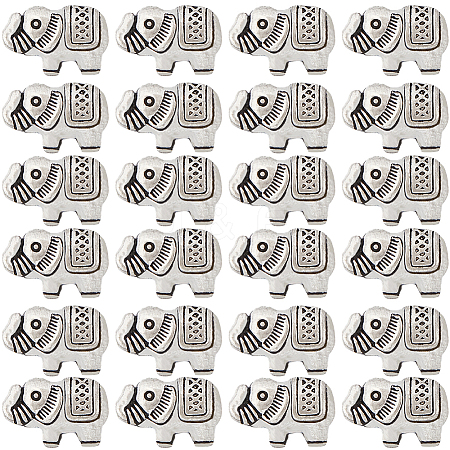 SUNNYCLUE 80Pcs Tibetan Style Alloy Beads TIBEB-SC0001-26-1