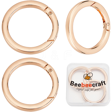 3Pcs Alloy Spring Gate Rings FIND-BBC0002-23KCG-02-1