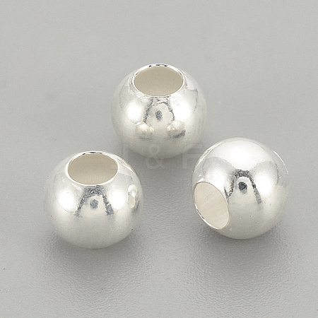 925 Sterling Silver Beads STER-S002-12-3mm-1