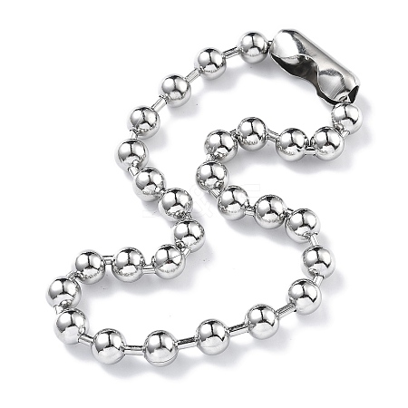 304 Stainless Steel Ball Chain Necklaces CHS-F009-01H-45cm-P-01-1