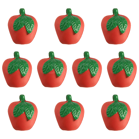 CHGCRAFT 10Pcs Plastic Apple Toy KY-CA0001-55-1