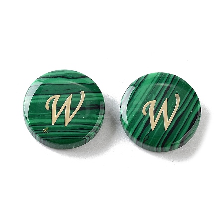 Synthetic Malachite Beads G-A238-01W-1