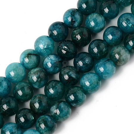 Natural Quartz Beads Strands X-G-R479-8mm-03-1