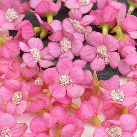 Silk Artificial Flower FIND-WH0063-17L-1