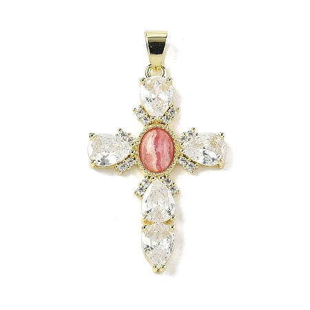 Natural Rhodochrosite Pendants G-P585-04G-05-1