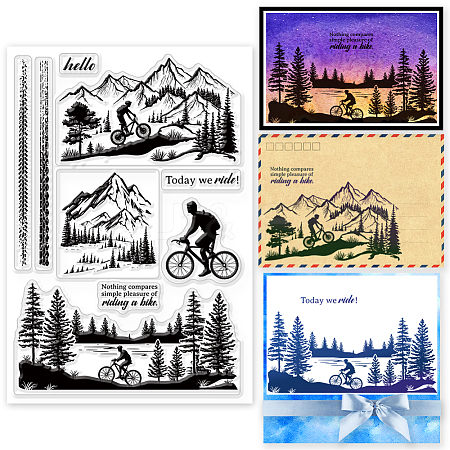 Custom PVC Plastic Clear Stamps DIY-WH0448-0216-1