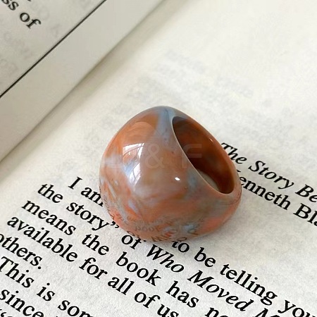 Resin Finger Rings for Women WG71679-02-1