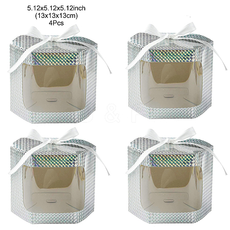 Hexagon Laser Window Paper Gift Boxes CON-FZC0002-001A-03-1