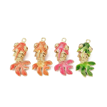 Brass Micro Pave Cubic Zirconia Pendants KK-D019-30G-1