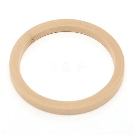 Unfinished Wood Bangles FIND-WH0081-69B-1