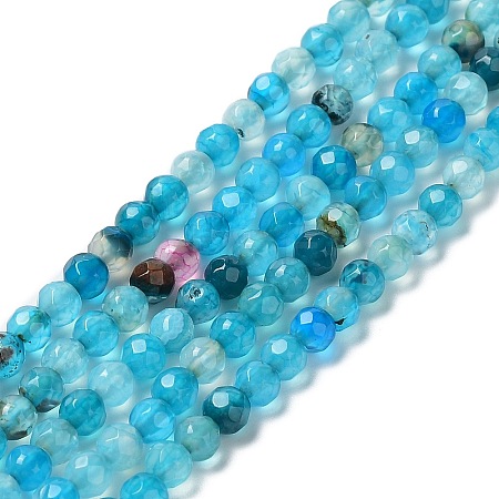 Natural Agate Beads Strands G-Q1000-02H-1