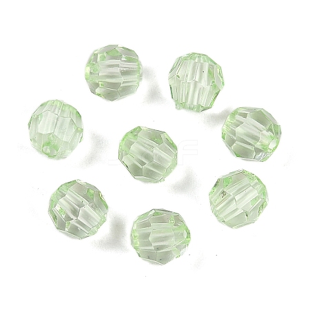 Transparent Acrylic Beads OACR-Q015-03E-1