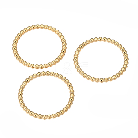Ion Plating(IP) 304 Stainless Steel Linking Rings LS-STAS-L224-055C-G-1