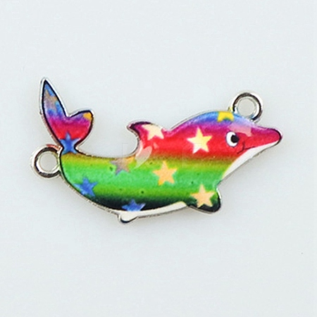 Alloy Enamel Connector Charms LS-ENAM-TAC0010-04E-1