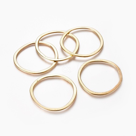 Tibetan Style Alloy Linking Rings X-TIBEB-EA13479Y-AG-FF-1