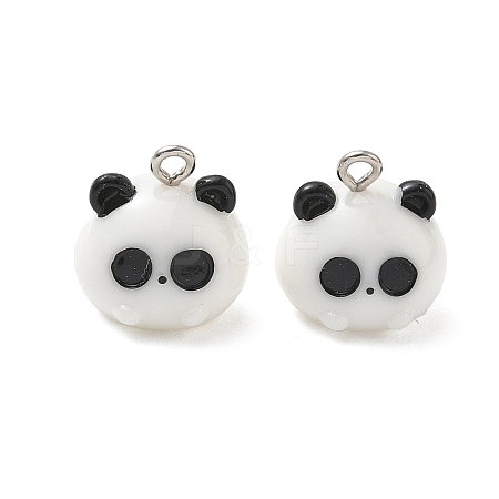 Animal Theme Opaque Resin Pendants RE-CBA4C51-02P-02-1