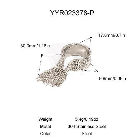 304 Stainless Steel Cuff Rings FS-WG9DB79-02-1