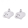 Non-Tarnish 201 Stainless Steel Pendants STAS-S081-024-1