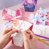 Magibeads 20Pcs 4 Colors Creative Portable Foldable Paper Box CON-MB0001-09-7