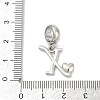Brass European Dangle Charms KK-Z097-01X-GP-3