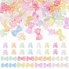 63Pcs 2 Styles Luminous Transparent Acrylic Beads MACR-TA0002-22-1